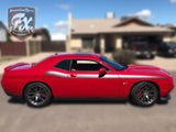 2011 - 2021 Dodge Challenger RT Style  Side Stripe Complete Graphic Kit "Left & Right Sides"