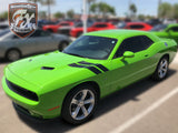 2015-2021 Dodge Challenger RT Style  Hash Mark Complete Graphic Kit "Left & Right Sides"