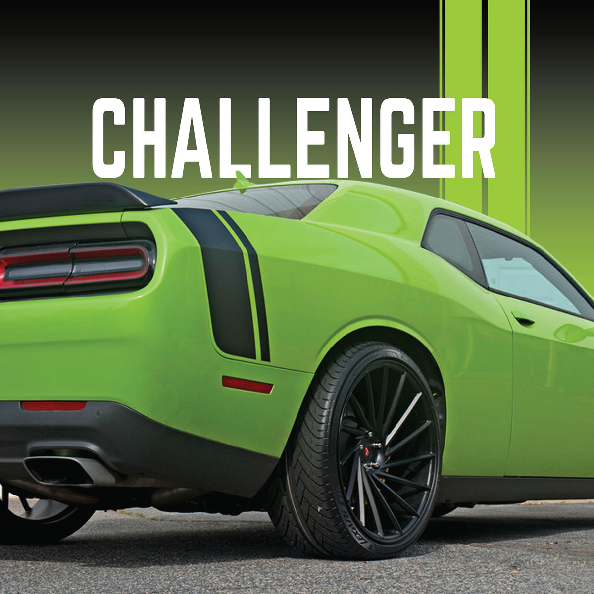 Dodge Challenger Graphics/Stripes/Decals – streetgrafx
