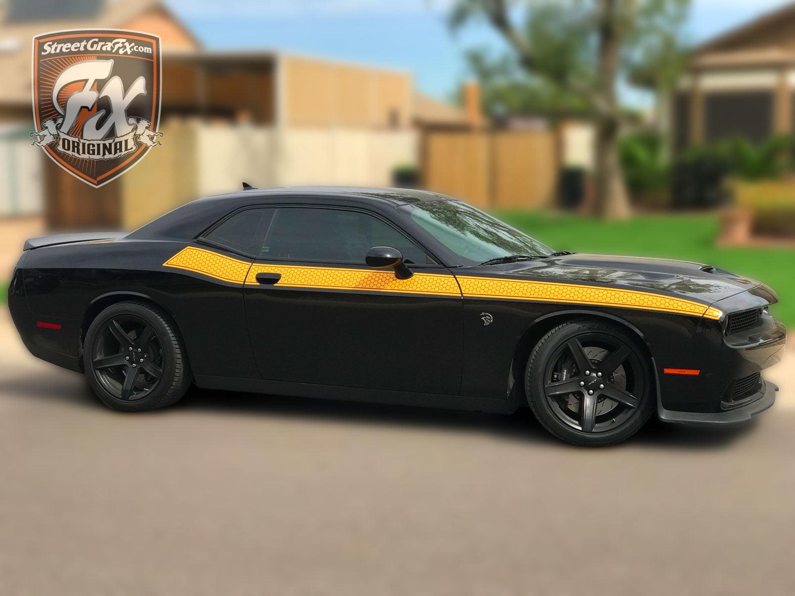 Challenger Rt Graphics Dodge Challenger Stripes, Racing Stripes, R/T Graphics – streetgrafx