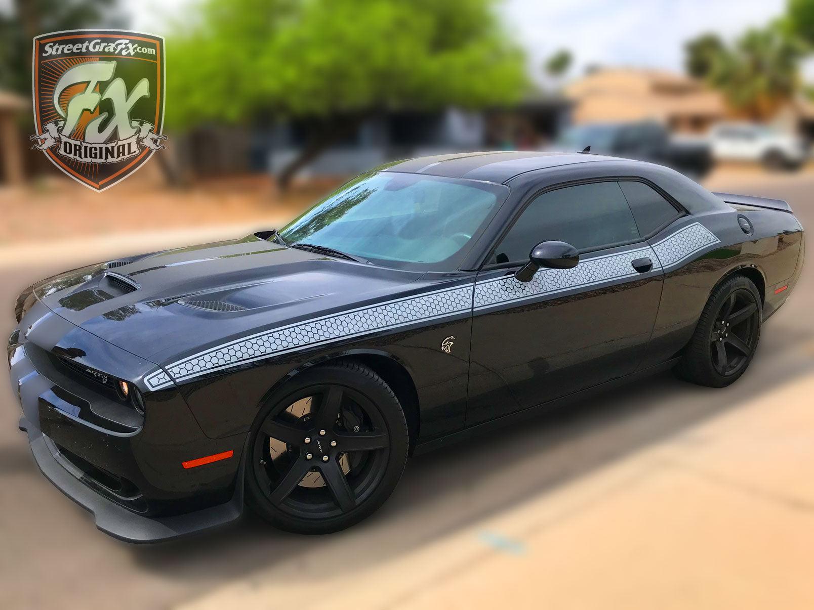 Challenger Rt Graphics Dodge Challenger Stripes, Racing Stripes, R/T Graphics – streetgrafx