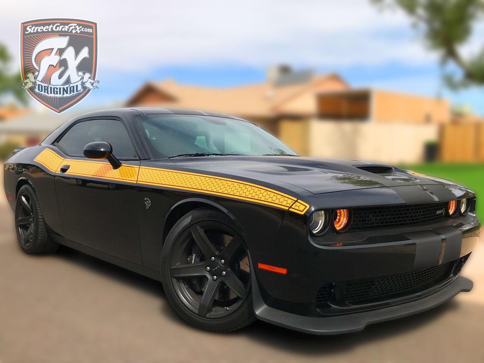 Challenger Rt Graphics Dodge Challenger Stripes, Racing Stripes, R/T Graphics – streetgrafx