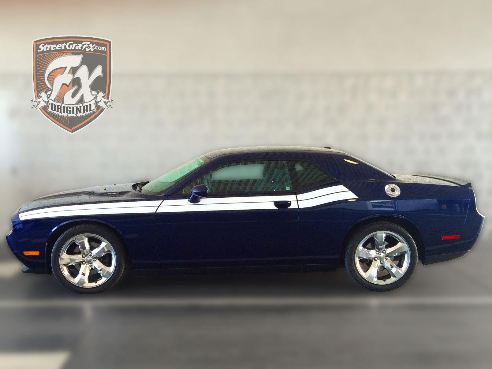 Challenger Rt Graphics Dodge Challenger Stripes, Racing Stripes, R/T Graphics – streetgrafx