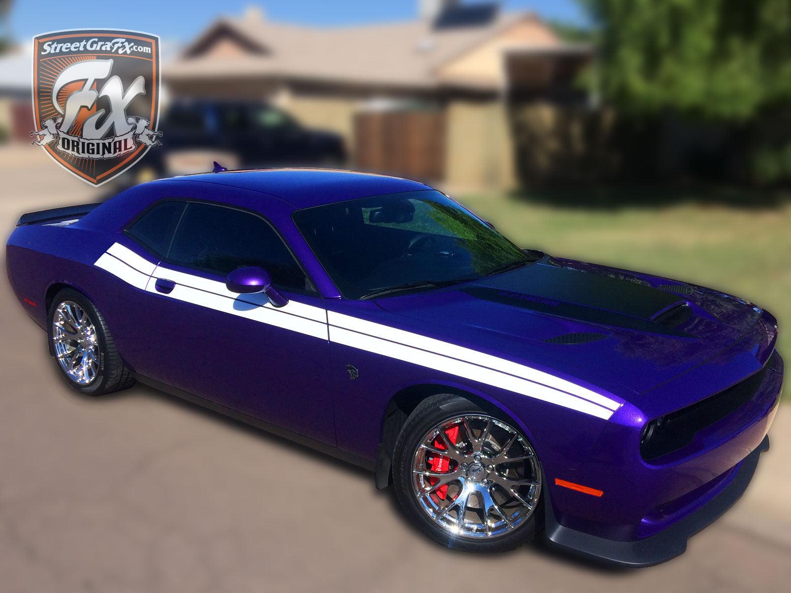 Challenger Rt Graphics Dodge Challenger Stripes, Racing Stripes, R/T Graphics – streetgrafx