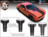 2009 - 2014 Dodge Challenger Hood "T" Graphic