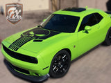 2015-2021 Dodge Challenger "T" Style Hood Complete Graphic Kit