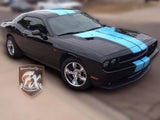 2009 - 2014 Dodge Challenger Rally Stripe Complete Graphic Kit