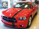 2011-2014 Dodge Charger Euro Stripe Complete Graphic Kit