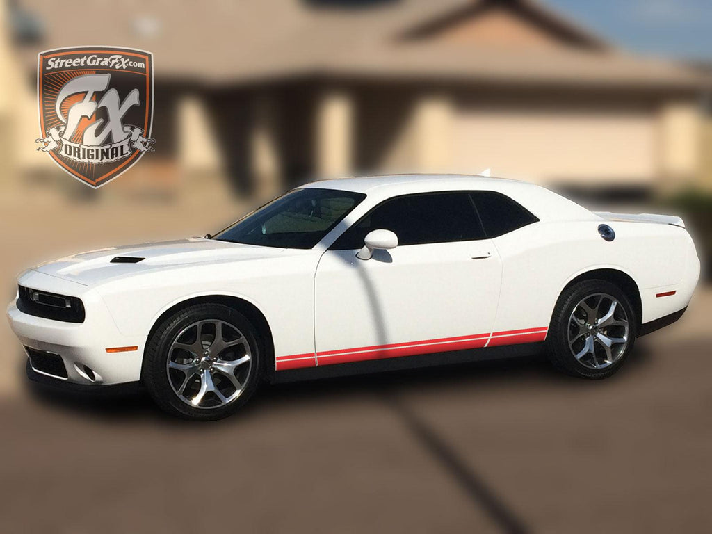 G8 Rocker Stripes Dodge Challenger Graphics/Stripes/Decals – streetgrafx